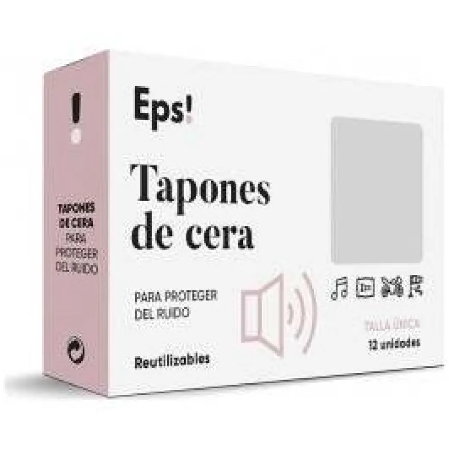 Deiters Eps! Tapón de Cera, 12 Unidades - Eps