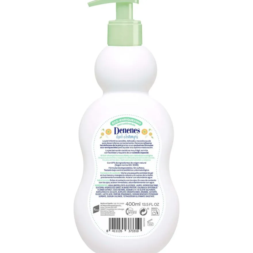 Denenes Naturals Gel Champú 400ml - Denenes
