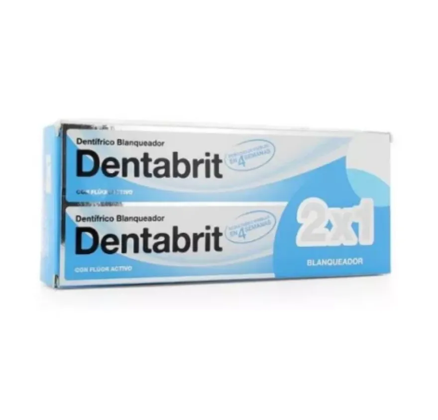 Dentabrit Blanqueadora Pasta Dental, 2 x 125 ml.- Orkla