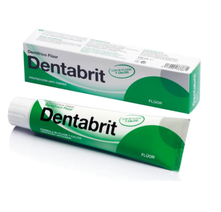 Dentabrit Flúor Pasta Dental, 125 ml.- Orkla