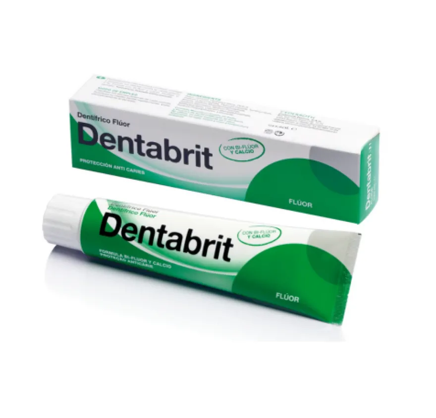 Dentabrit Flúor Pasta Dental, 75 ml.- Orkla