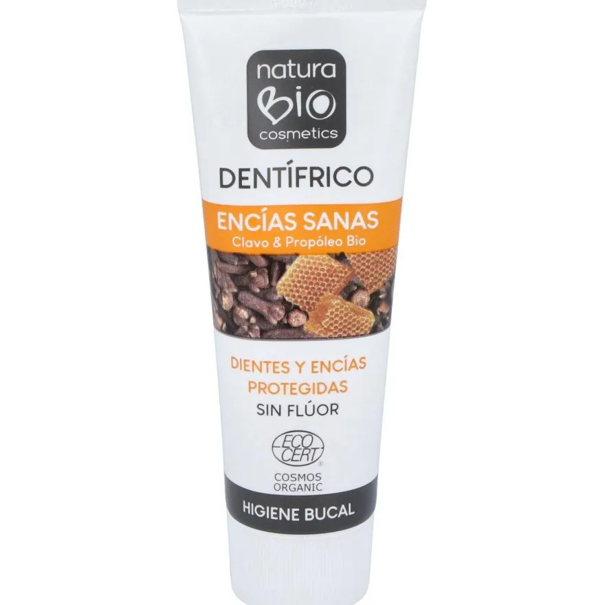Dentifrico Encias Sanas Propoleo - Clavo 75ml. Bio - Naturabio Cosmetics