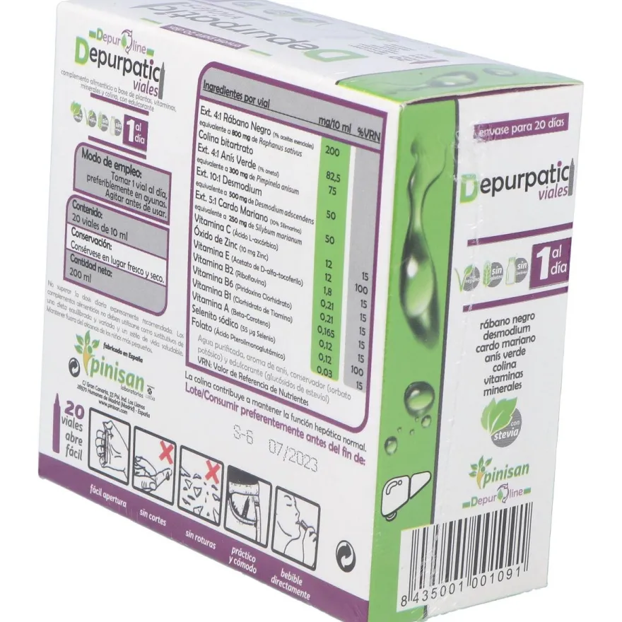 Depurpatic Unicadose 20viales - Pinisan