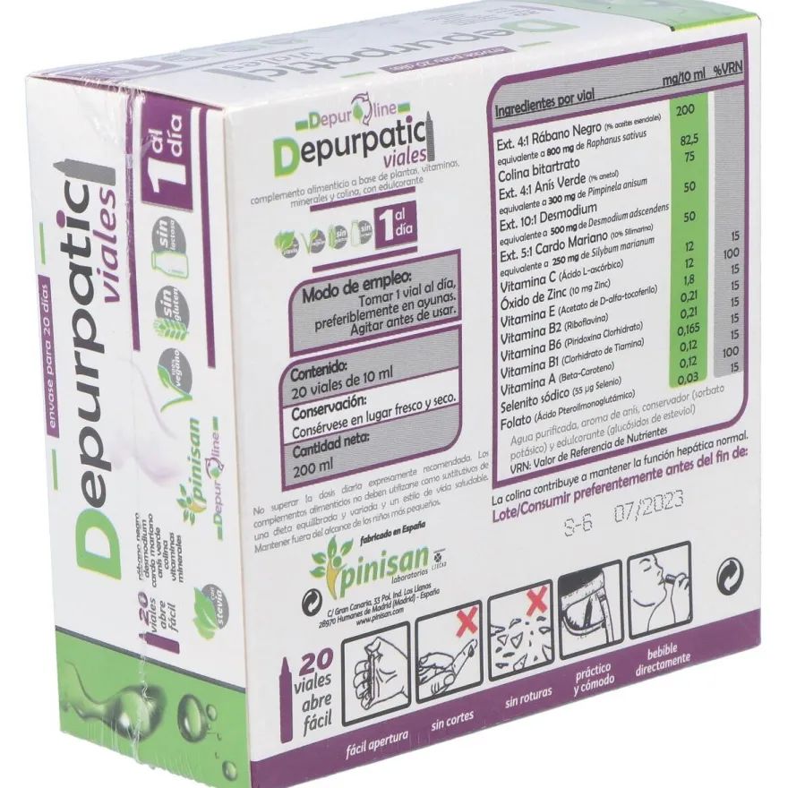Depurpatic Unicadose 20viales - Pinisan