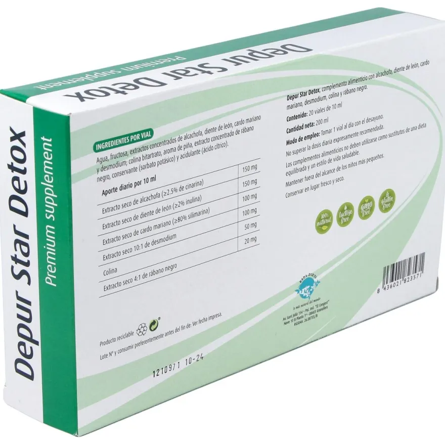 Depur Star Detox 20uds - Espadiet