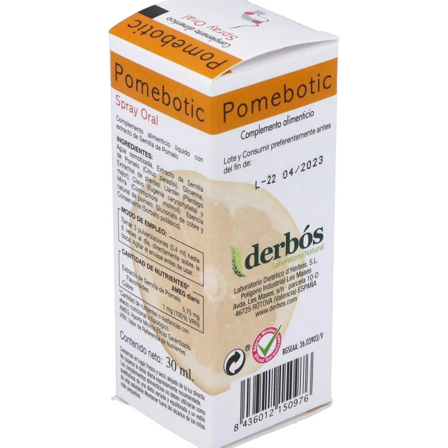 Derbós Pomebotic Spray Oral 30ml - Derbos