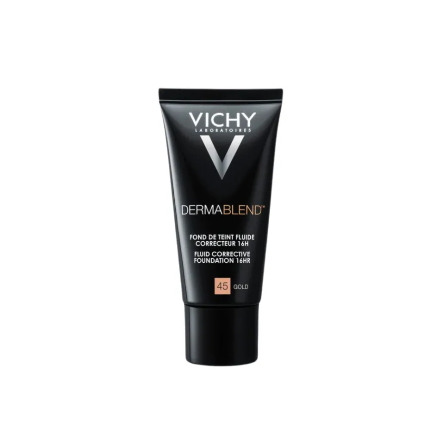 Dermablend Fondo de Maquillaje Fluido Corrector 16H Nº45 Gold, 30 ml.- Vichy