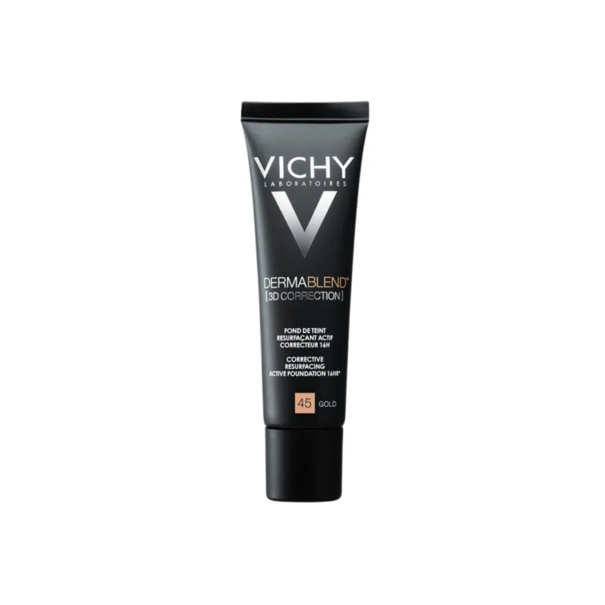 Dermablend Fondo De Maquillaje Corección 3D 16H Nº45 Gold, 30 ml. - Vichy