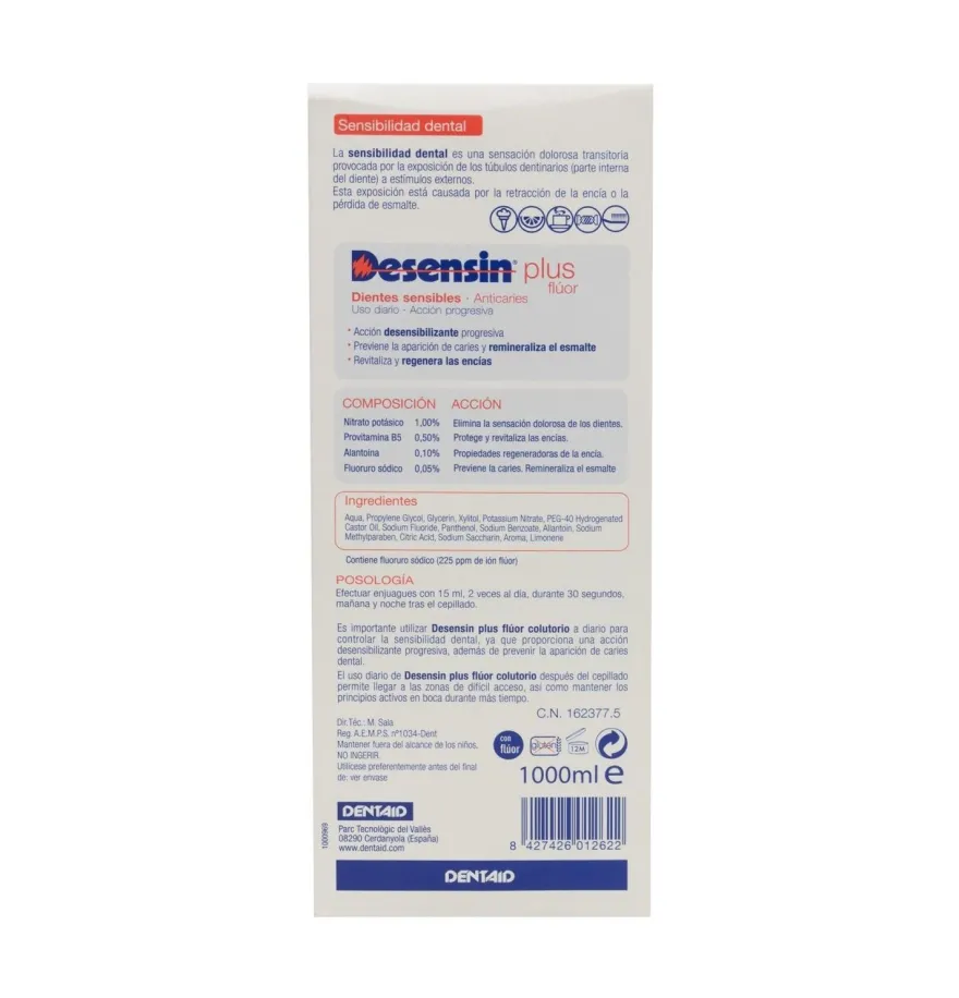 Desensin Plus Colutorio Dental (1 Envase 1000 ml) - Dentaid