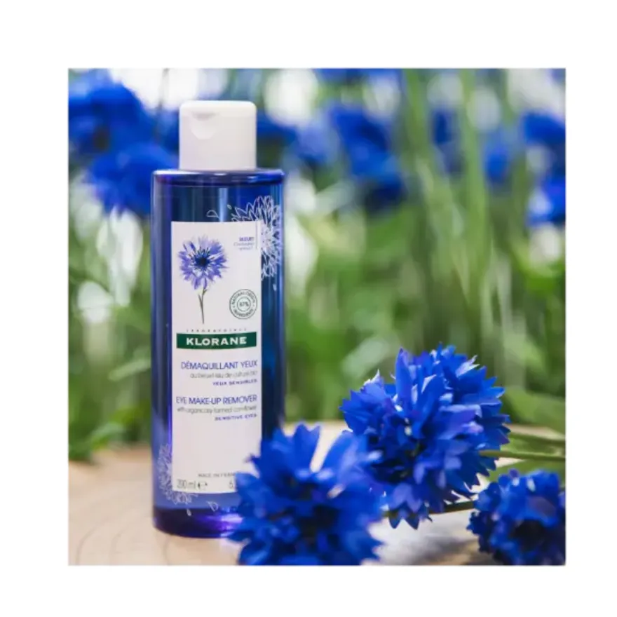 Desmaquillante de Ojos al Aciano BIO, 200 ml. - Klorane
