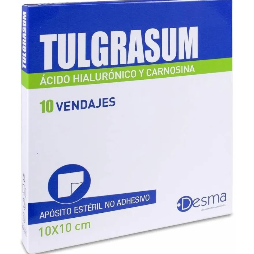 Desma Tulgrasum Apósito Estéril No Adhesivo 10x10cm 10uds - Tulgrasum