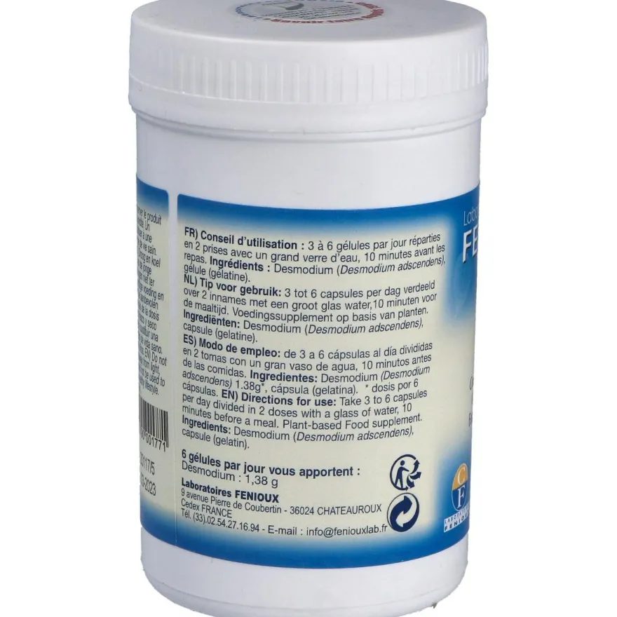 Desmodium Ascendens 200mg 180caps - Fenioux