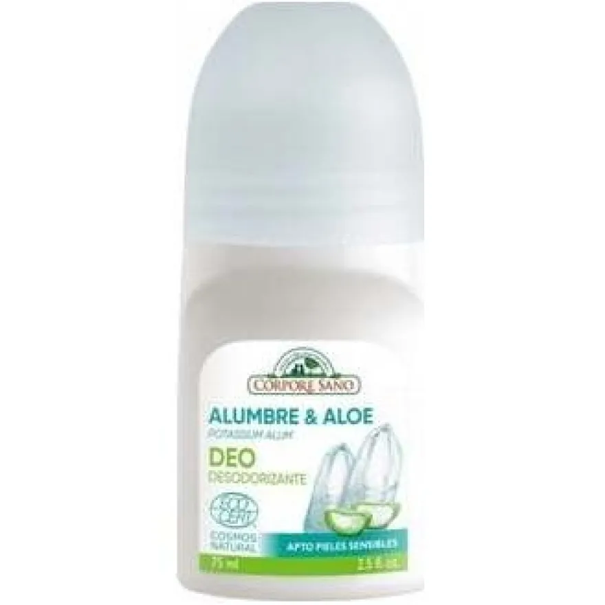 Desodorante Mineral Aloe Roll-On 75Ml. Ecocert