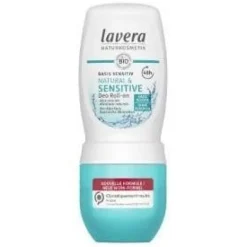 Desodorante Roll - On 48h Basis Sensitive y Natural 50ml - Lavera