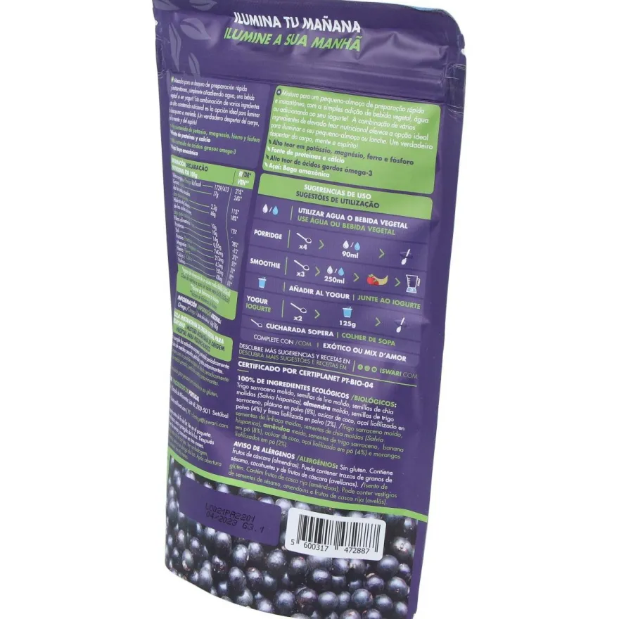 Despertar Buda Acai Fresa Plat 360g - Iswari