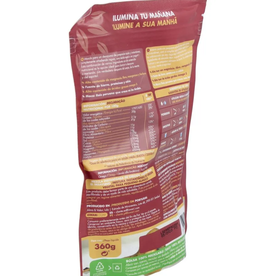 Despertar Buda Maca y Vainilla Bio 360g - Iswari