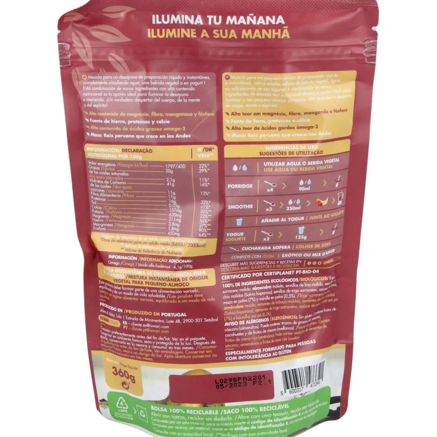 Despertar Buda Maca y Vainilla Bio 360g - Iswari