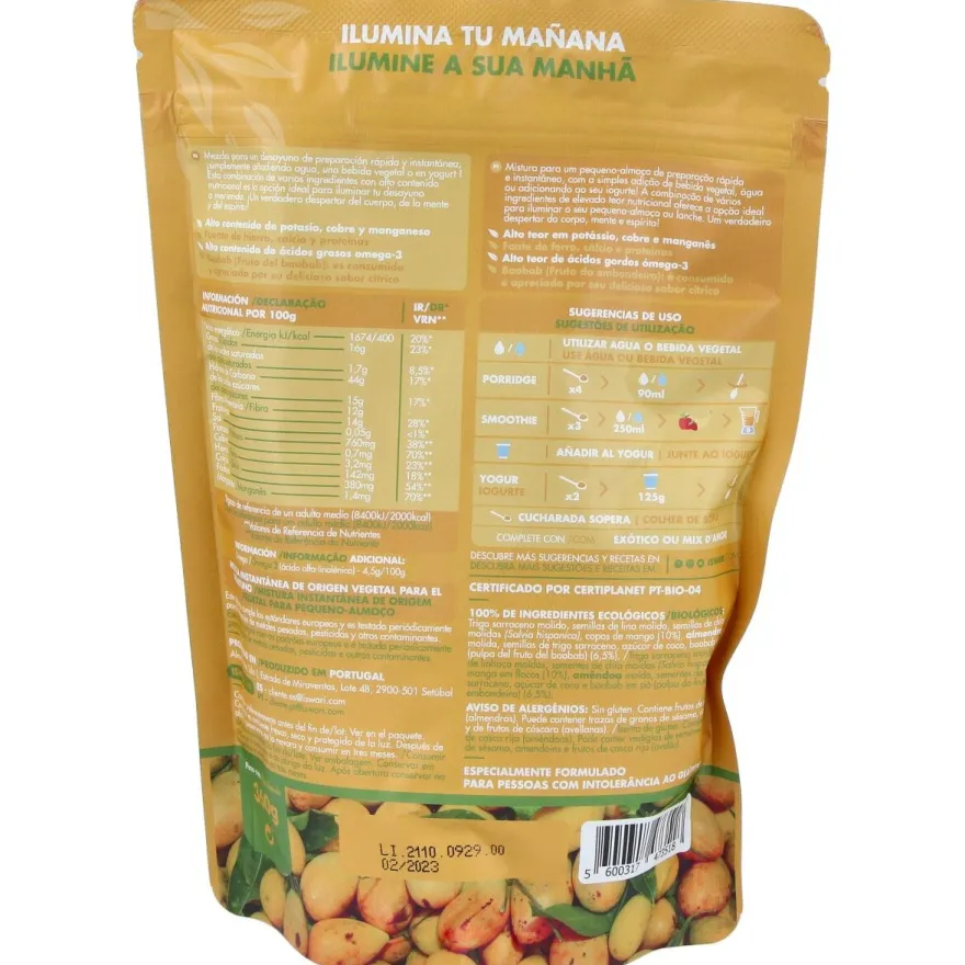 Despertar de Buda Mango - Baobab 360gr. Bio - Iswari