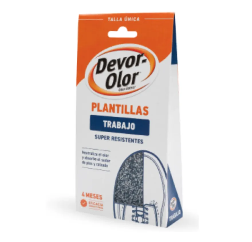 Devor-Olor Plantillas Antiolor Trabajo, Talla Única. - Orkla