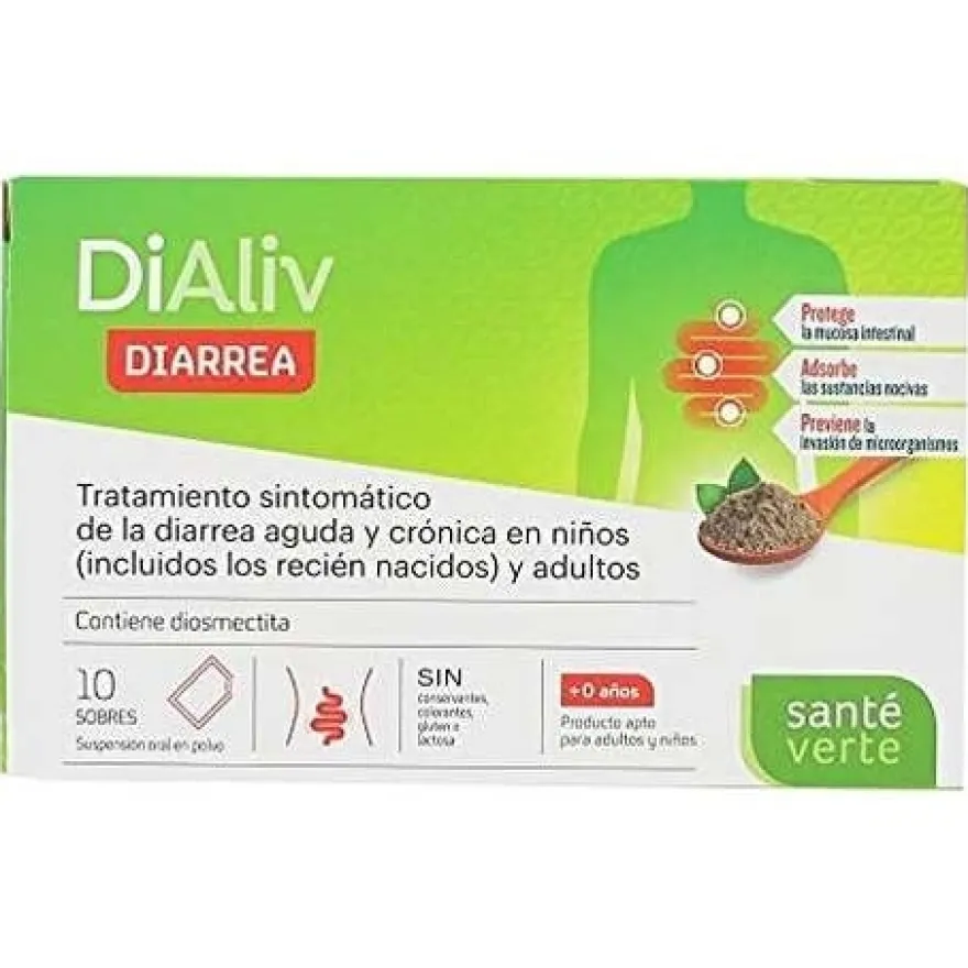 Dialiv Diarrea 10 Sobres - Sv