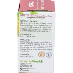 Diente de Leon Microgranulos Neo 45cap - Neovital