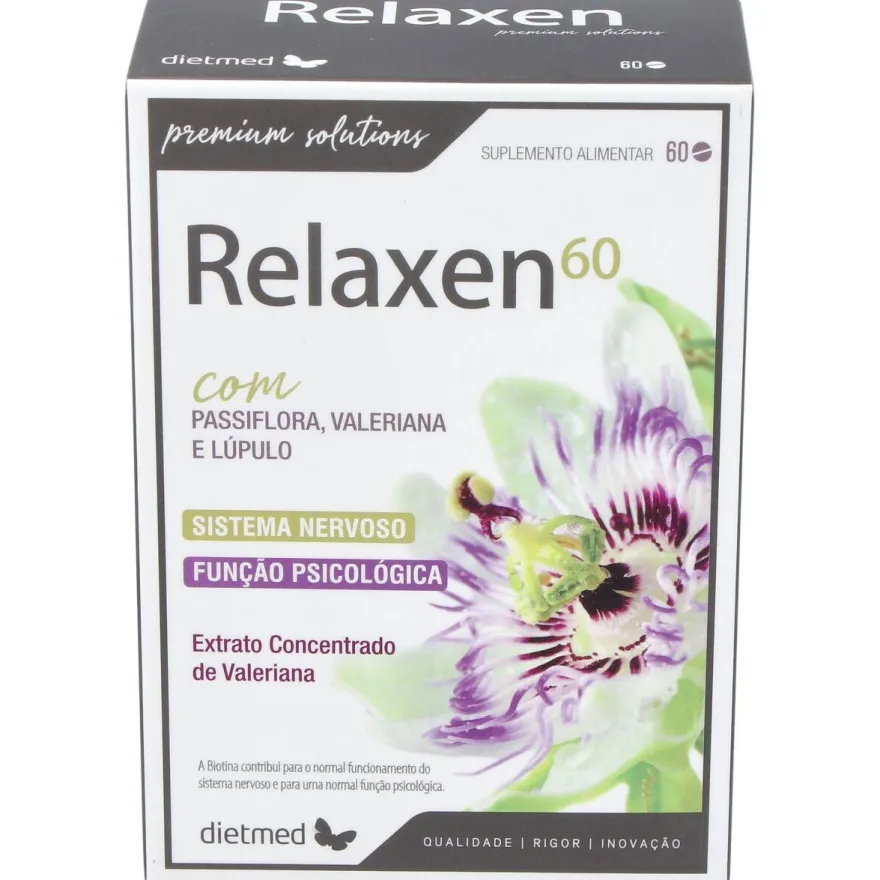Dietmad Relaxen Pasiflora Valeriana 60comp - Dietmed