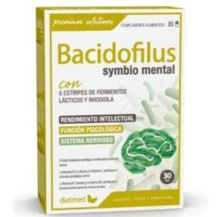 Dietmed Bacidofilus Symbio Mental 30Caps
