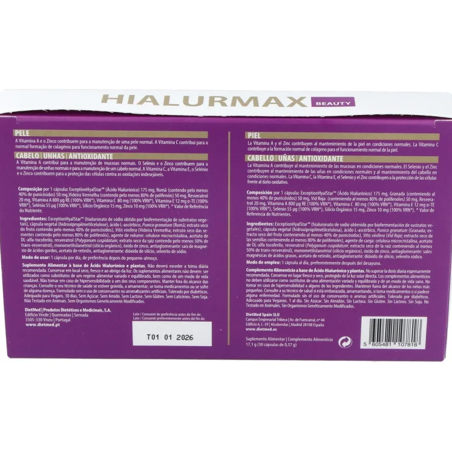 Dietmed Hialurmax 30Caps