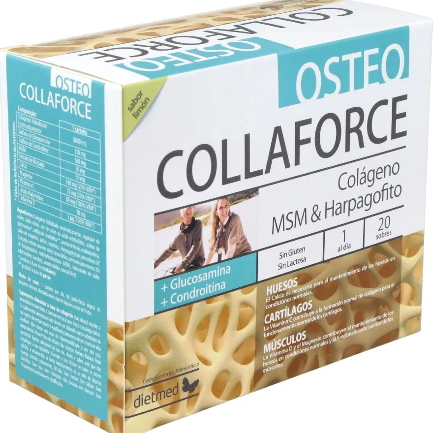 Dietmed Osteo Collaforce Colágeno 20 Sobres