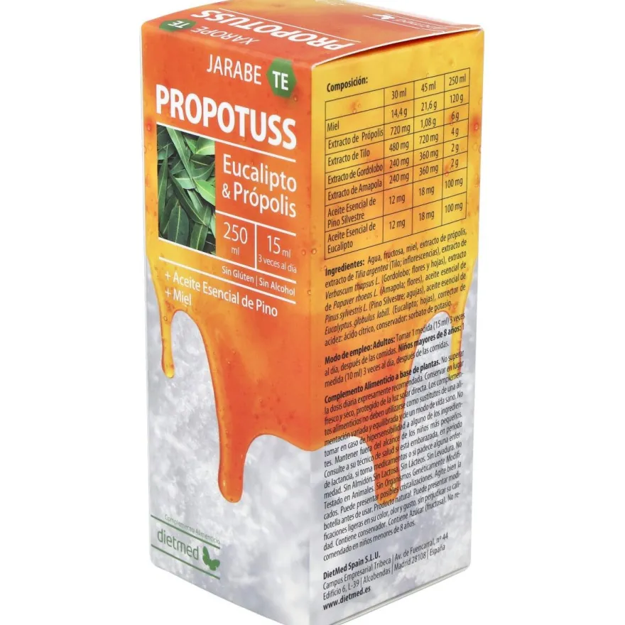 Dietmed Propotuss Té Jarabe Eucalipto 250Ml
