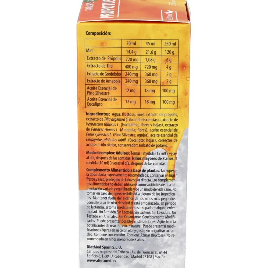 Dietmed Propotuss Té Jarabe Eucalipto 250Ml