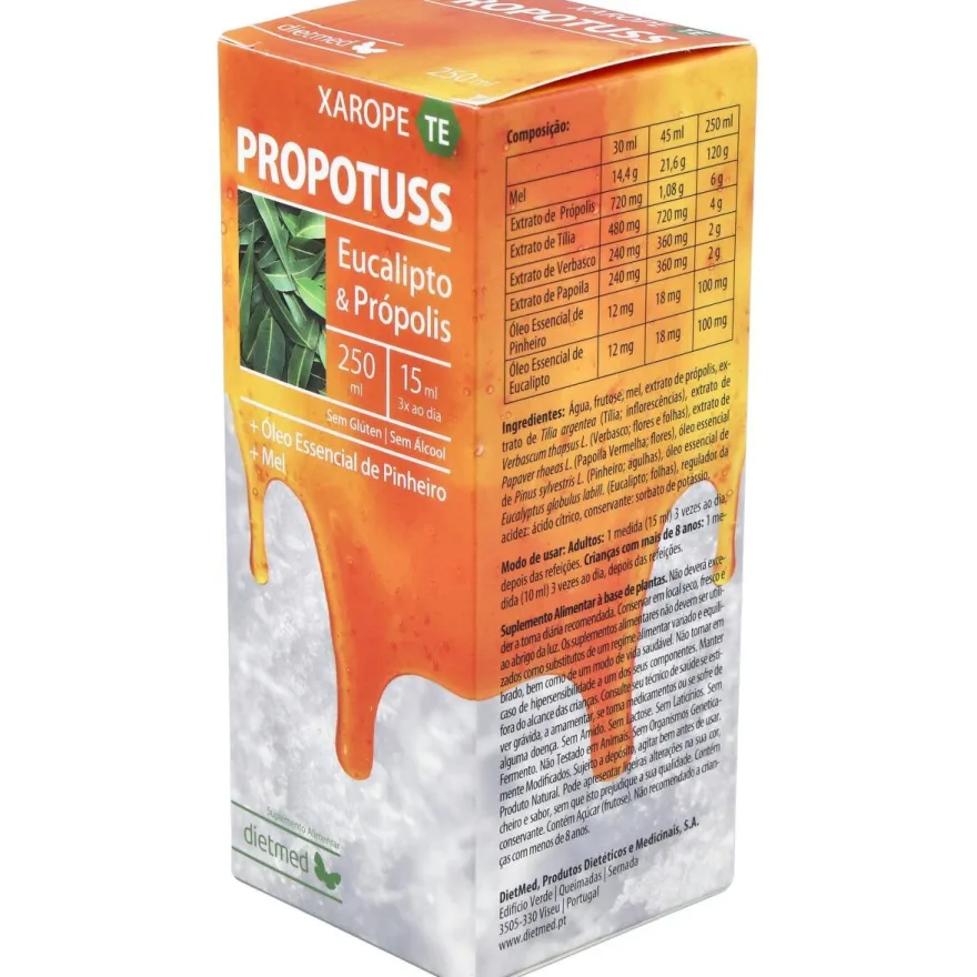 Dietmed Propotuss Té Jarabe Eucalipto 250Ml
