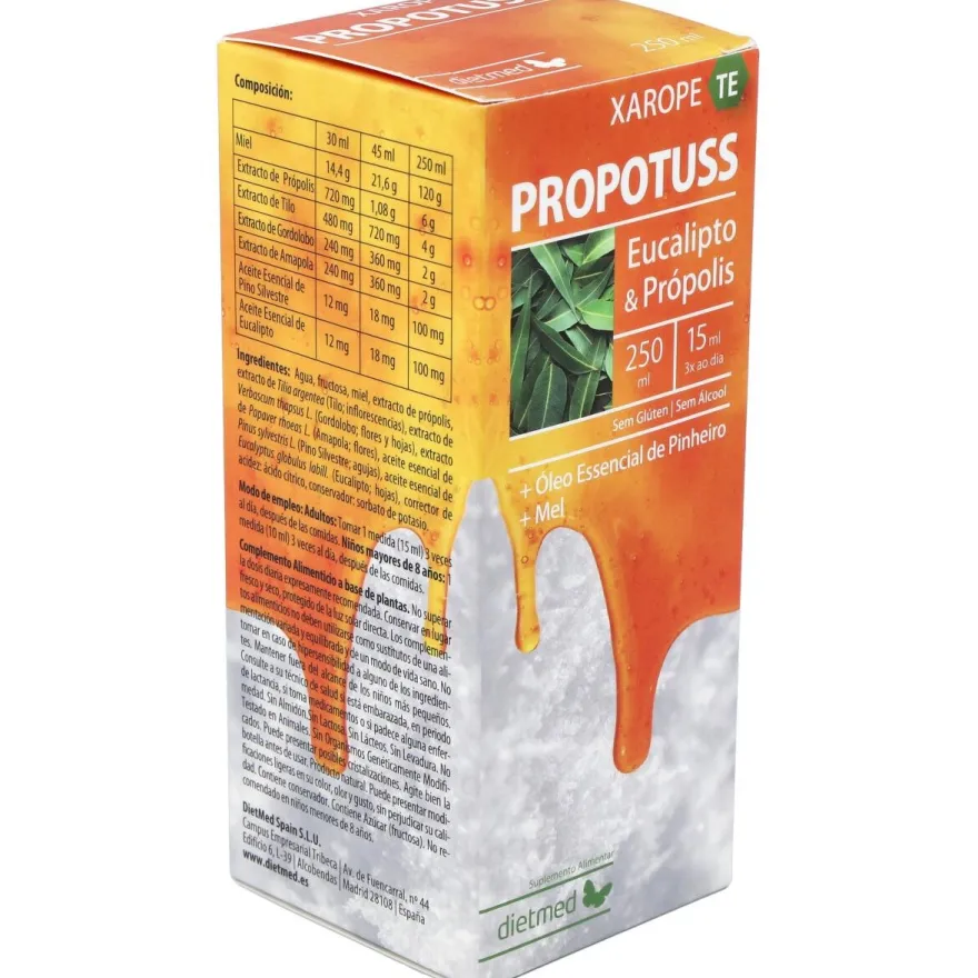 Dietmed Propotuss Té Jarabe Eucalipto 250Ml