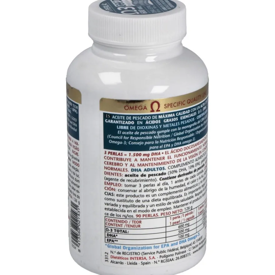 Dietéticos Intersa Dha Omega - 3 y Epa Adultos 90cáps - Intersa