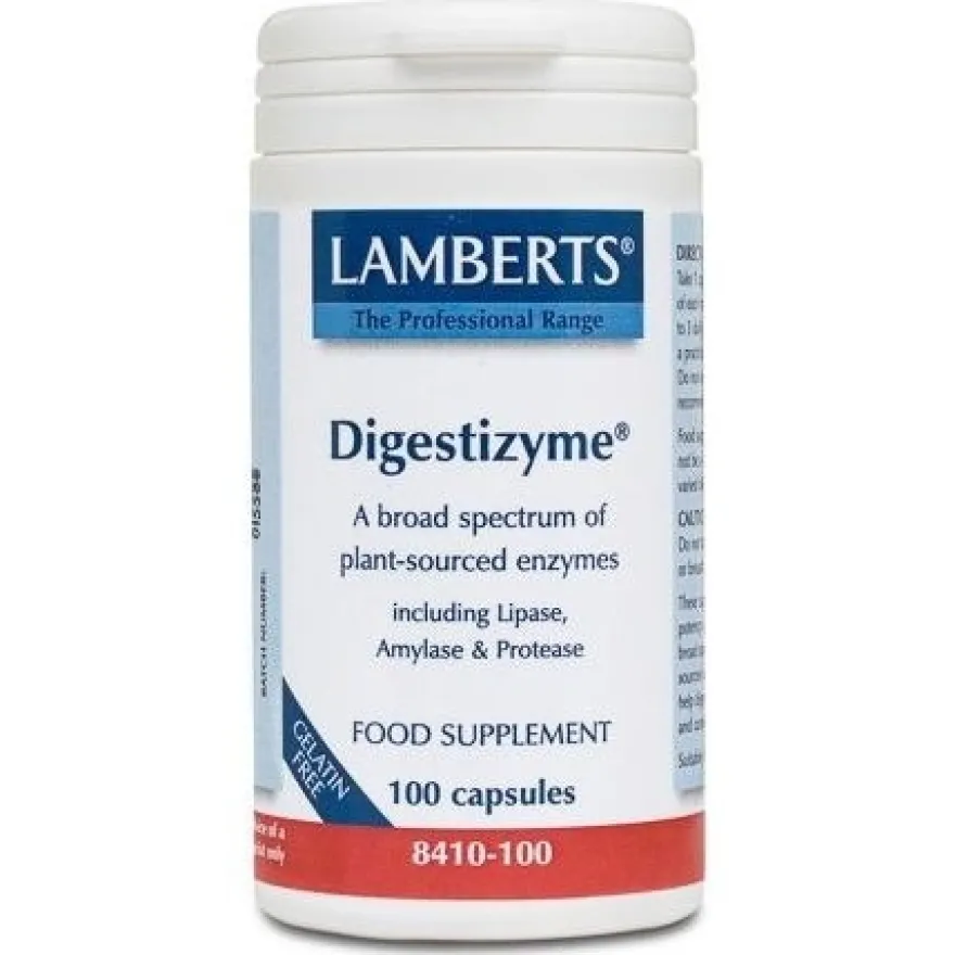 Digestizyme (complejo de Enzimas) 100 Cap - Lamberts