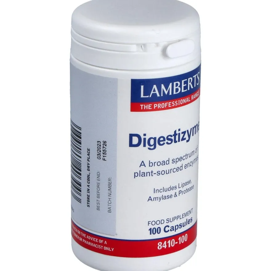 Digestizyme (complejo de Enzimas) 100 Cap - Lamberts