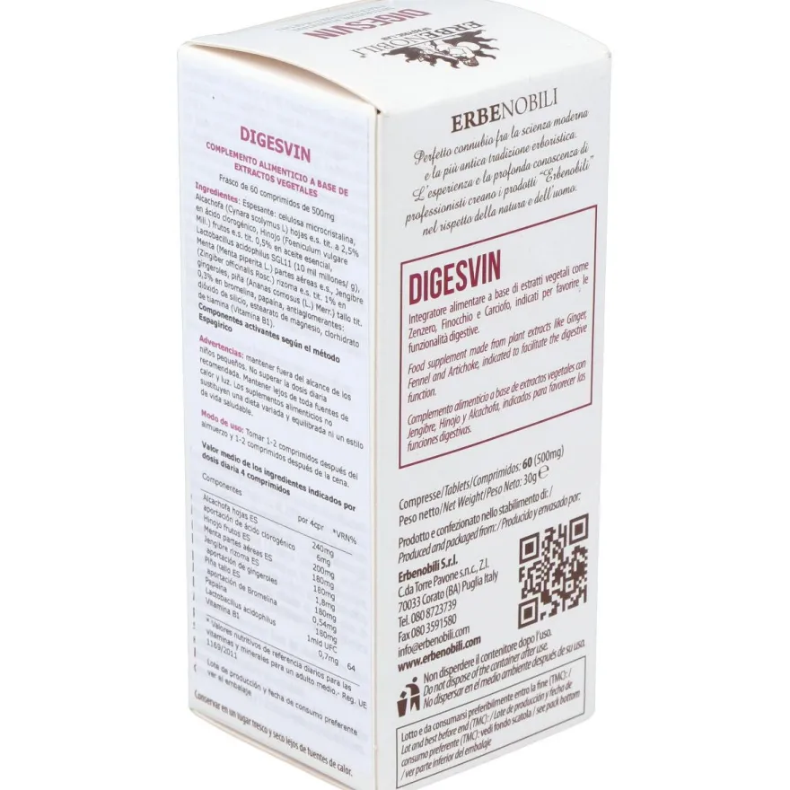 Digesvin Compost Digestivo 60comp - Erbenobili