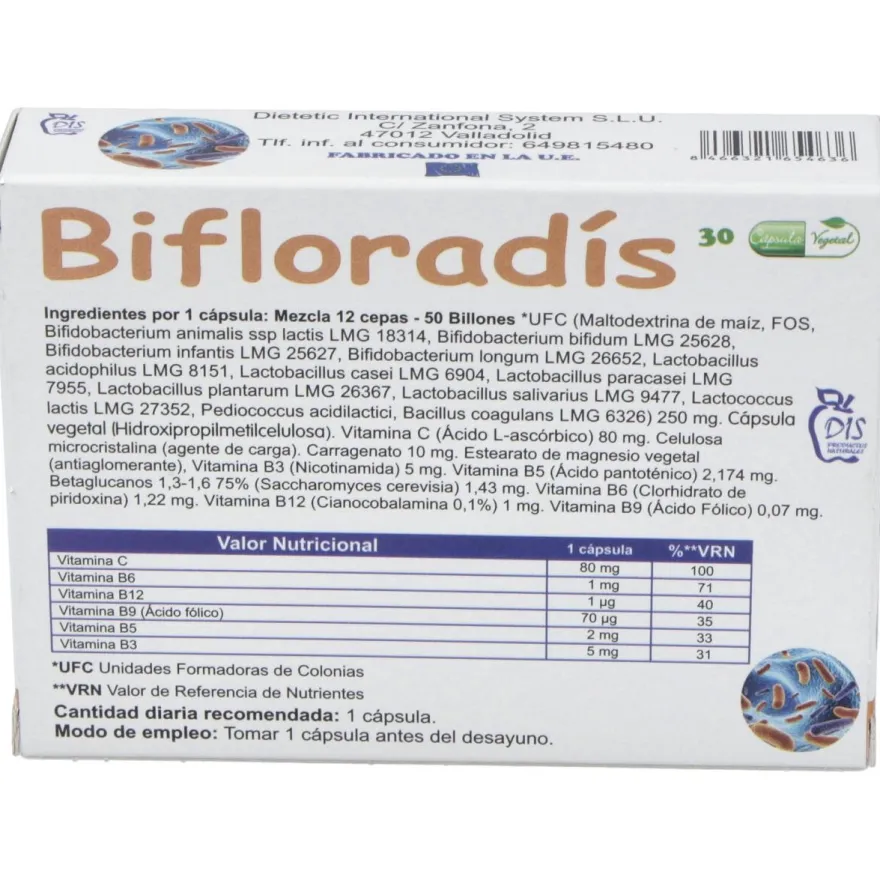 Dis Bifloradis 30caps - Dis Productos Naturales