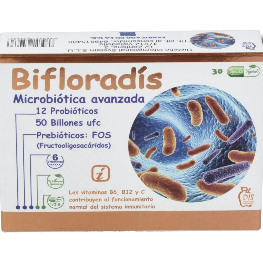Dis Bifloradis 30caps - Dis Productos Naturales