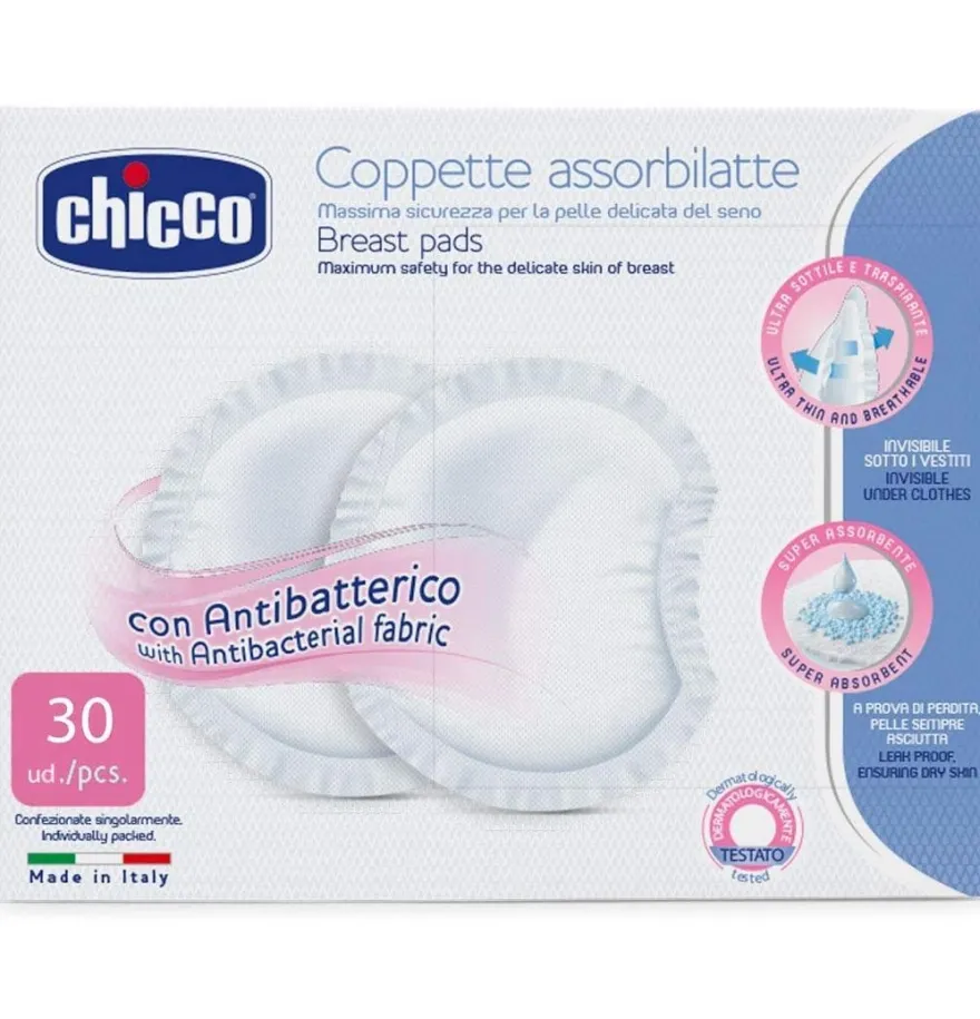Discos Absorbentes Lactancia - Chicco (30 U) - Chicco Española - Infantil