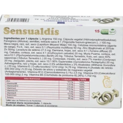 Dis Sensualdis 15caps - Dis Productos Naturales
