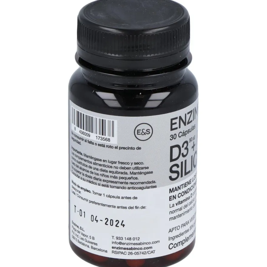 D3 + K2 + Silicio Sistema Articular 30Cap.