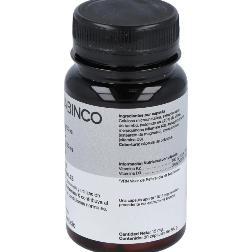 D3 + K2 + Silicio Sistema Articular 30Cap.