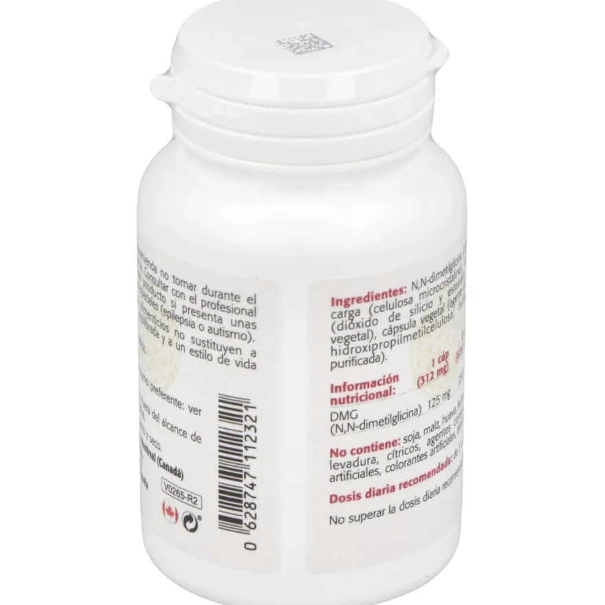 Dmg N_ N - Dimetilglicina 125 mg 100 Cápsulas - Sura Vitasan