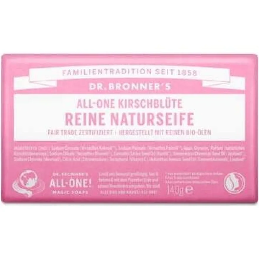 Dr. Bronner's Cherry Bloss Barra de Jabón 140g - Dr. Bronners
