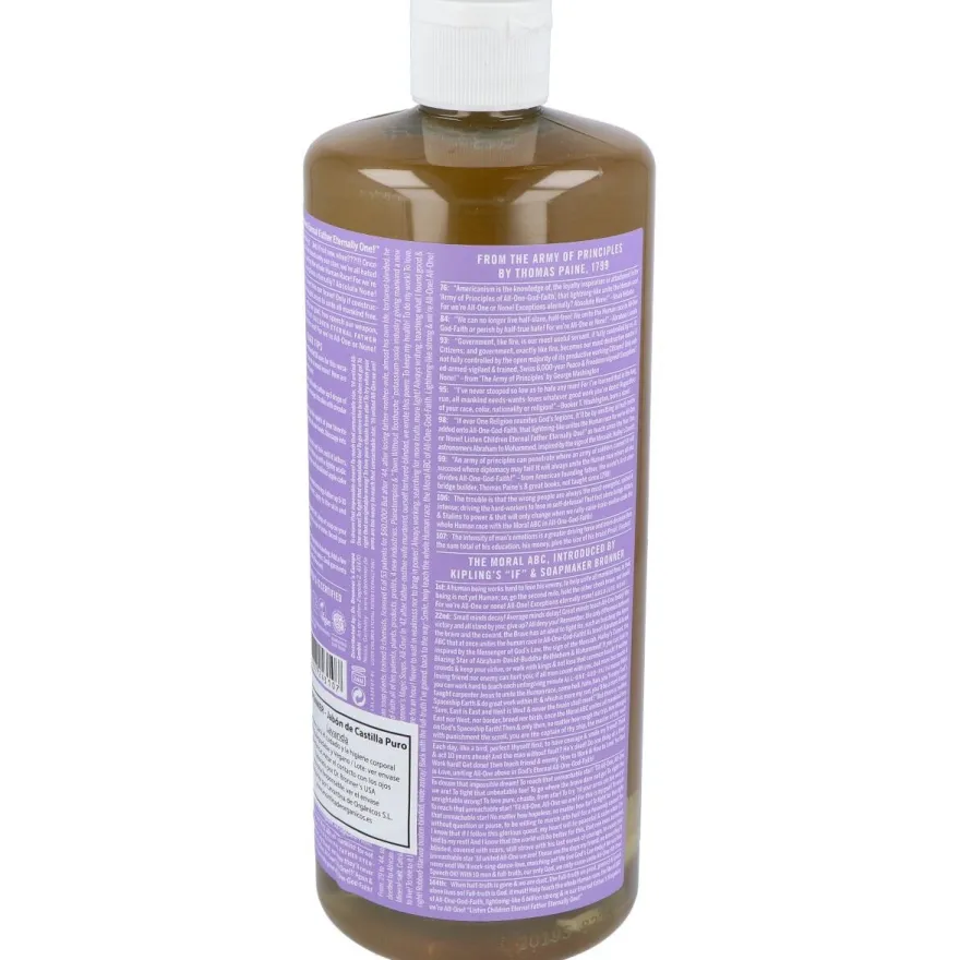 Dr. Bronner's Jabón Líquido Lavanda Bio 945ml - Dr. Bronners