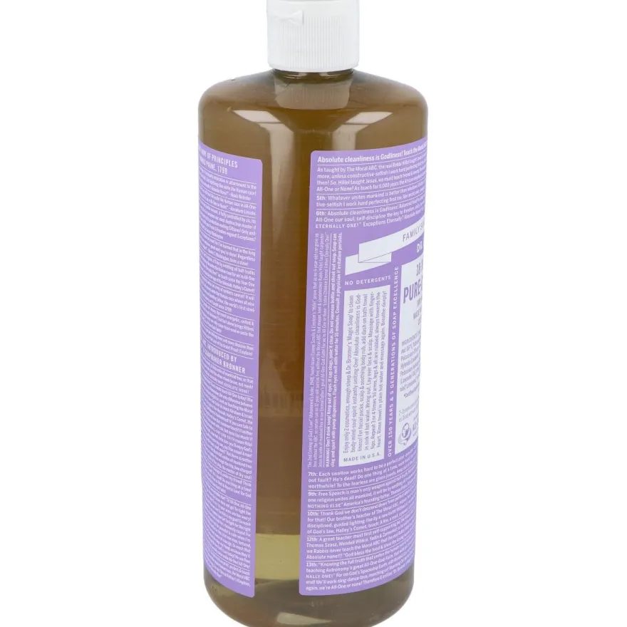 Dr. Bronner's Jabón Líquido Lavanda Bio 945ml - Dr. Bronners