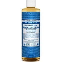 Dr. Bronner's Jabon Liquido Menta 475ml - Dr. Bronners
