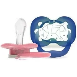 Dr Brown'S Chupete Silicona Advantage Reversible Nocturno T2 Colores Surtidos 6-18 M