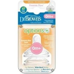 Drbrown's Tetina Estándar Boca Ancha Prematuro 2uds - Drbrowns